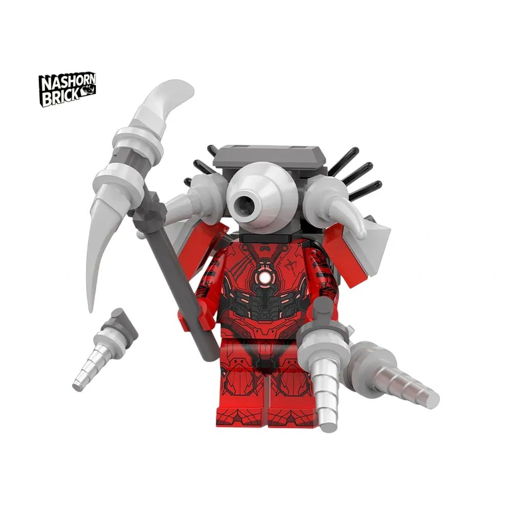 Upgraded Titan Drillman Minifigur - Skibidi Battle