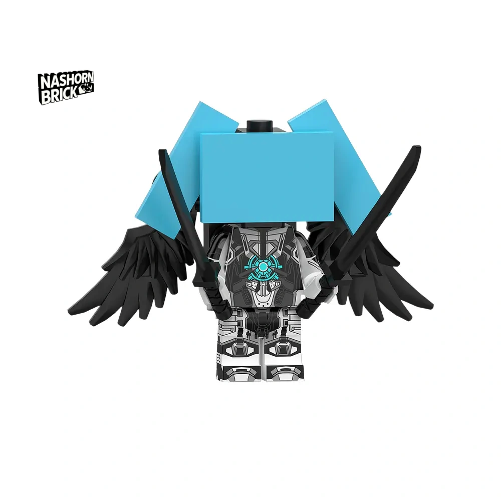 Titan Computerman Custom-Minifigur - Skibidi Battle