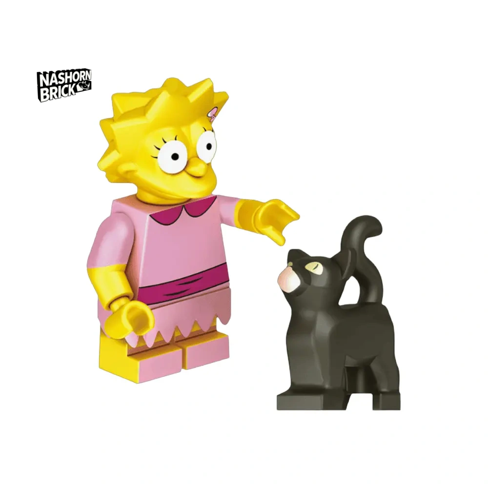 Lisa Simpson M002 Minifigur - The Simpsons