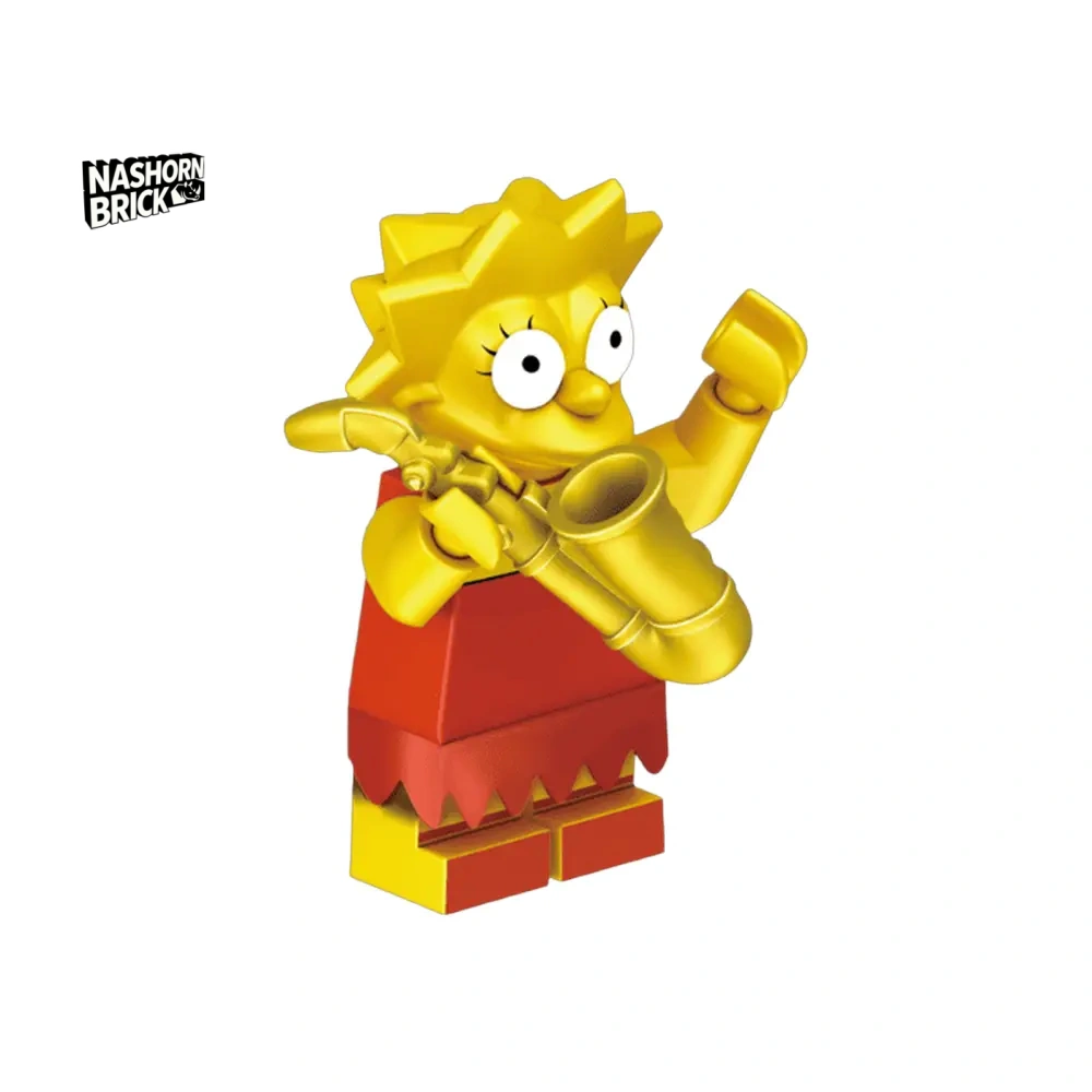 Lisa Simpson M010 Minifigur - The Simpsons
