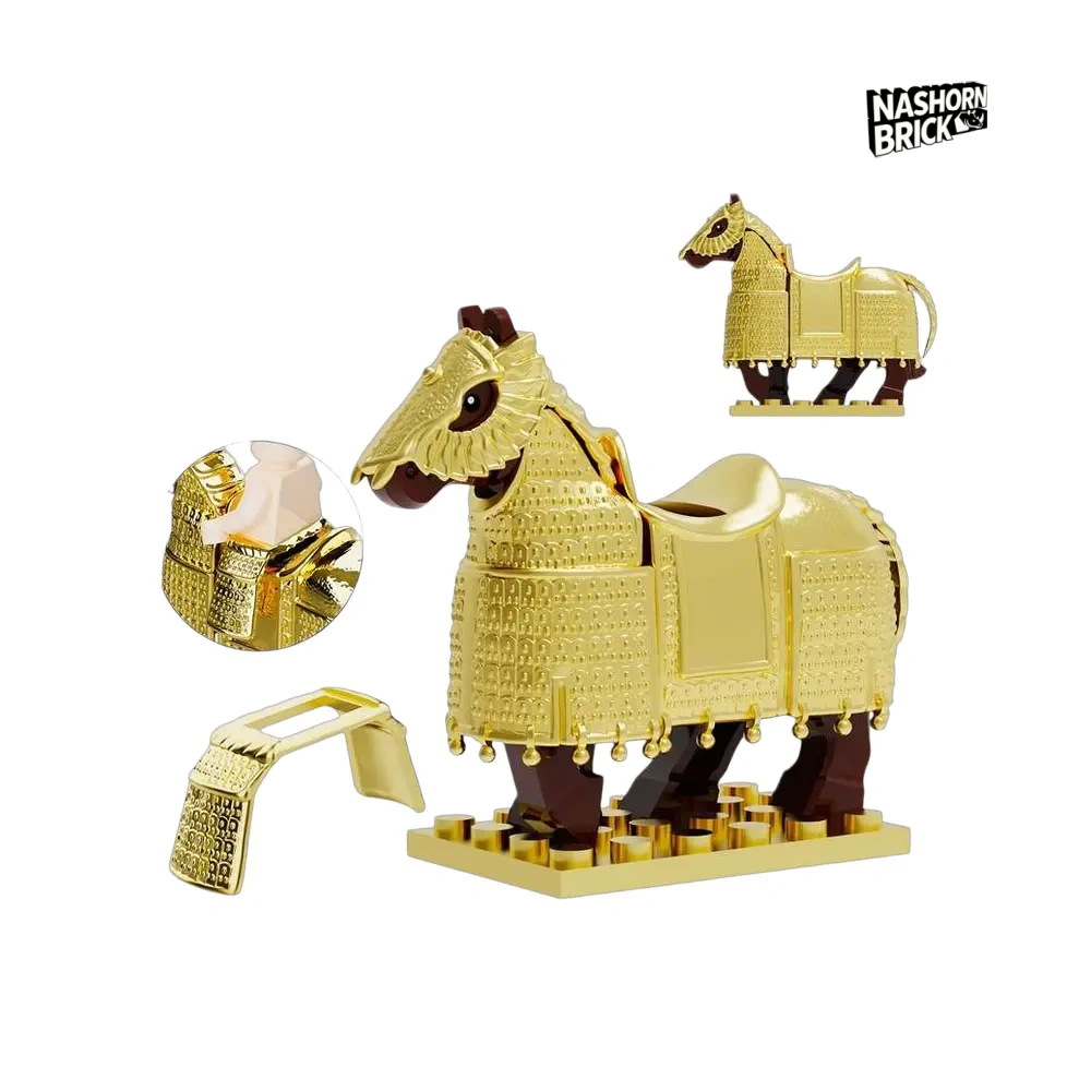 Medieval Tuefutu Aromed War Horse Limitierte Minifigur - Mount