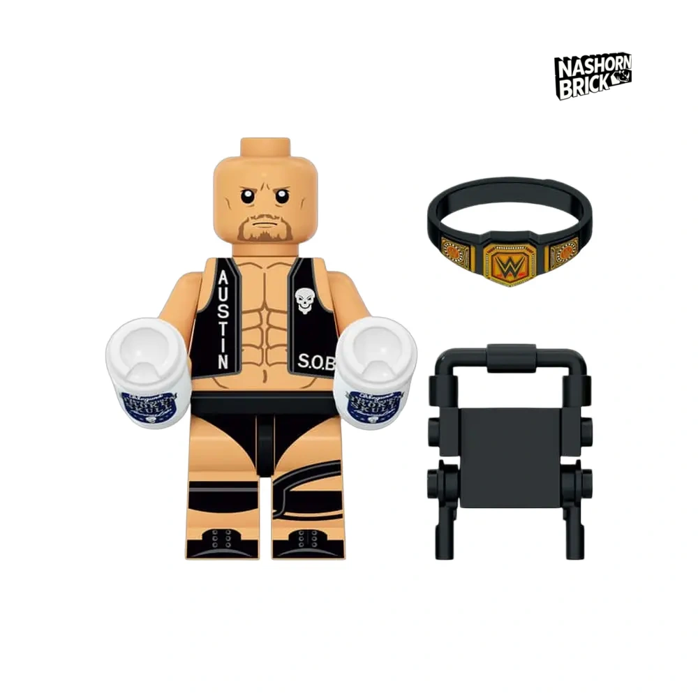 WWE Stone Cold Steve Austin Minifigur