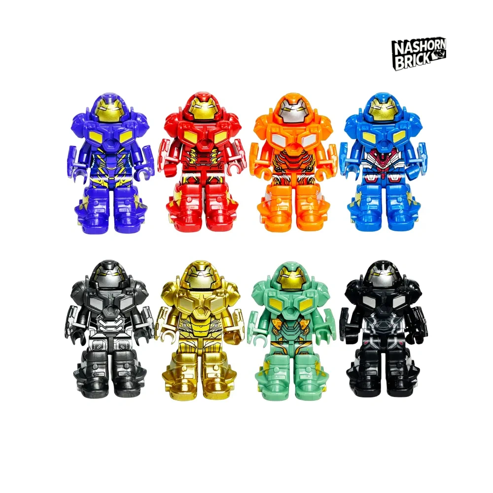 Anti-Hulk Armor Big Figure 8Pcs Minifigurn-Set Exclusive
