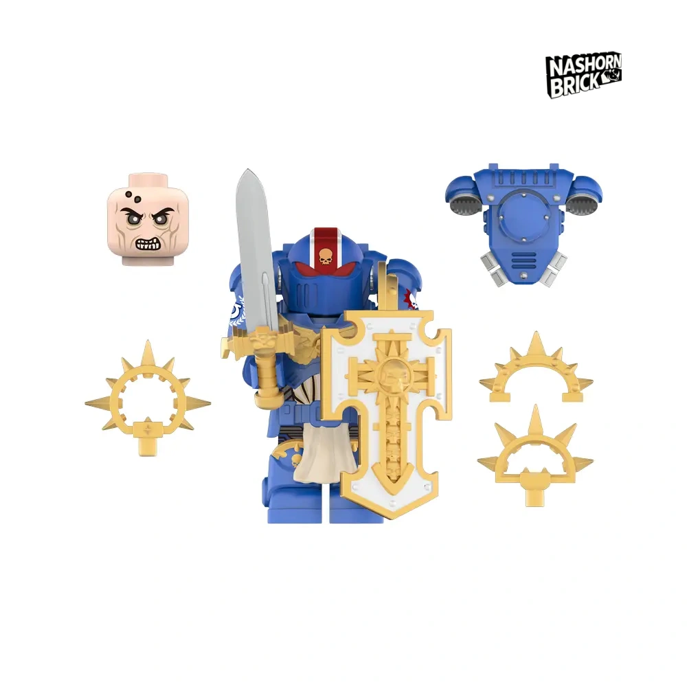 Warhammer Ultramarines Bladeguard Veteran Minifigur - Warhammer 40K