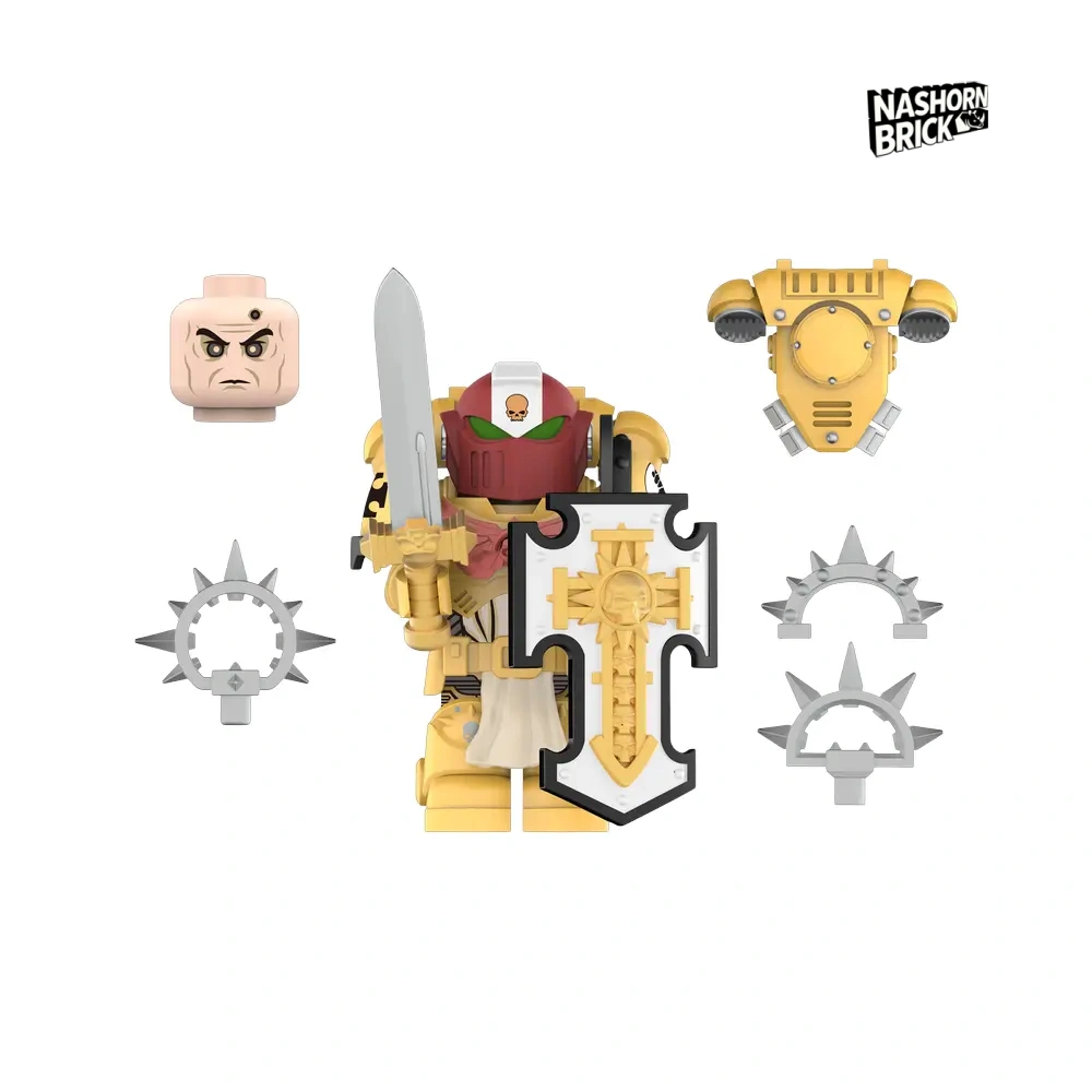 Warhammer Imperial Fists Bladeguard Veteran Minifigur - Warhammer 40K