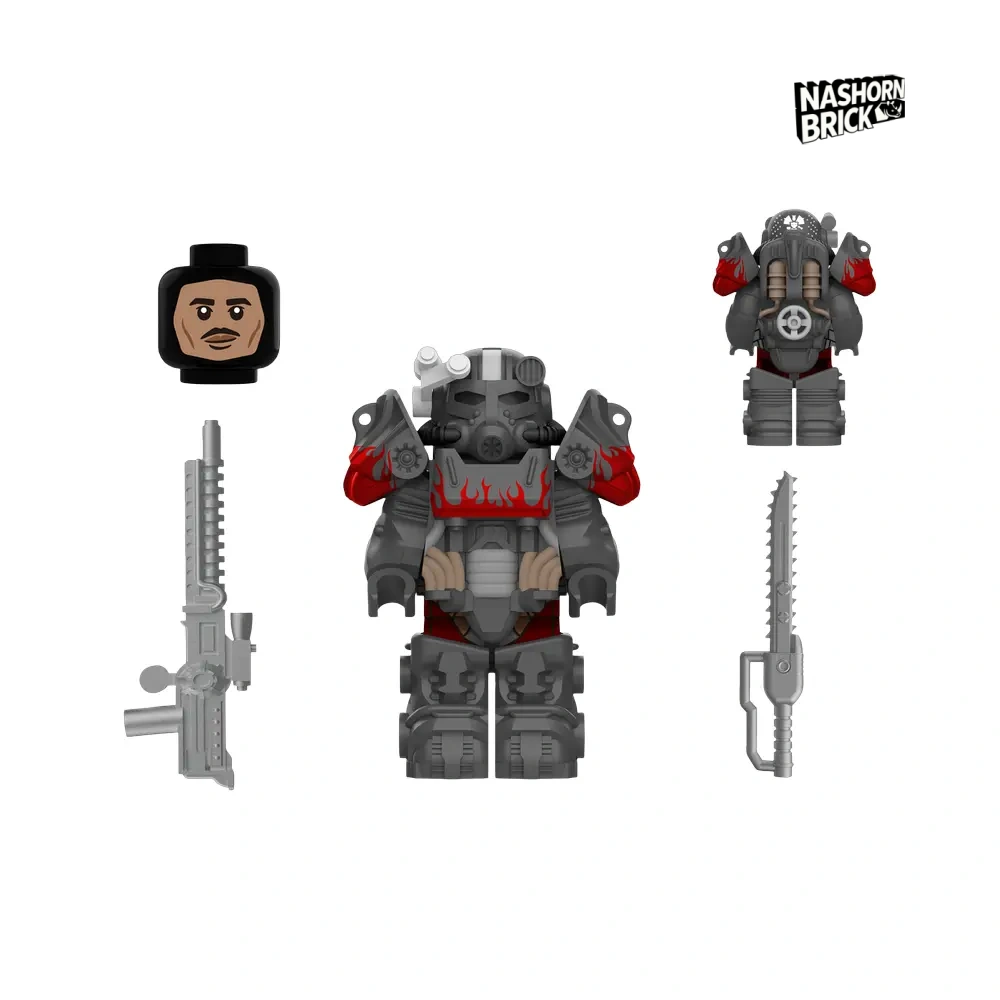 T-60 Power Armor (Atom Cats) Minifigur - Fallout