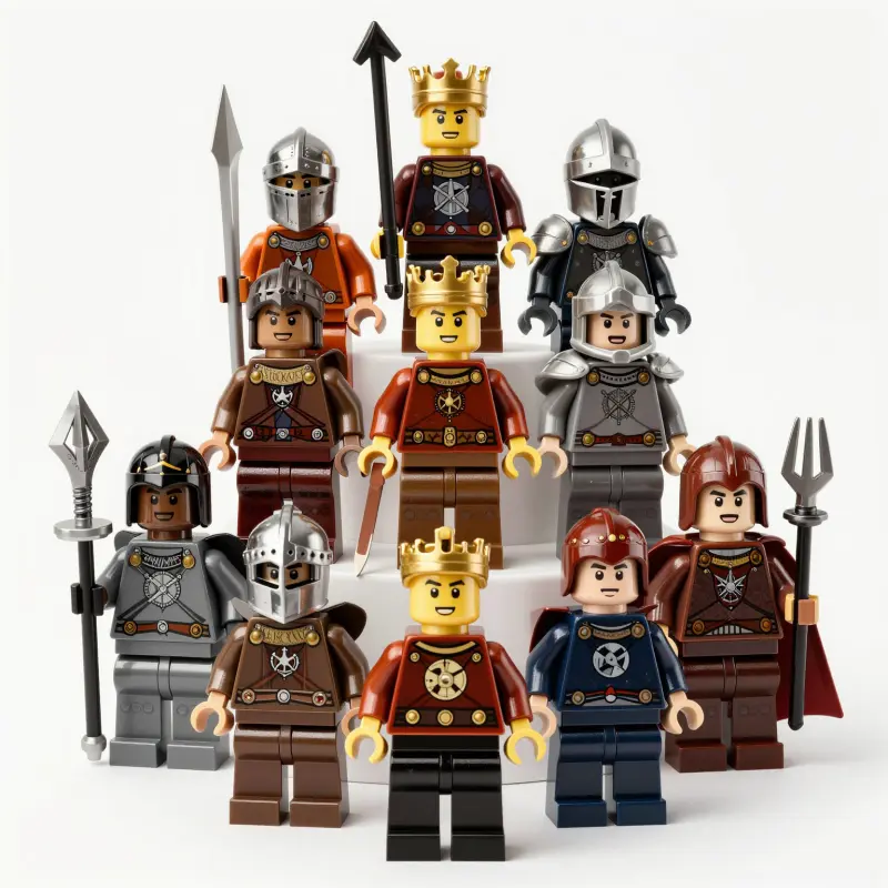 Mittelalterliche Ritter Minifigur