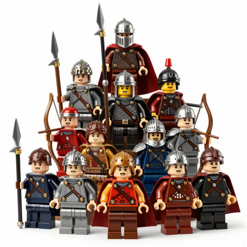Mittelalterliche Krieger & Soldaten Minifigur