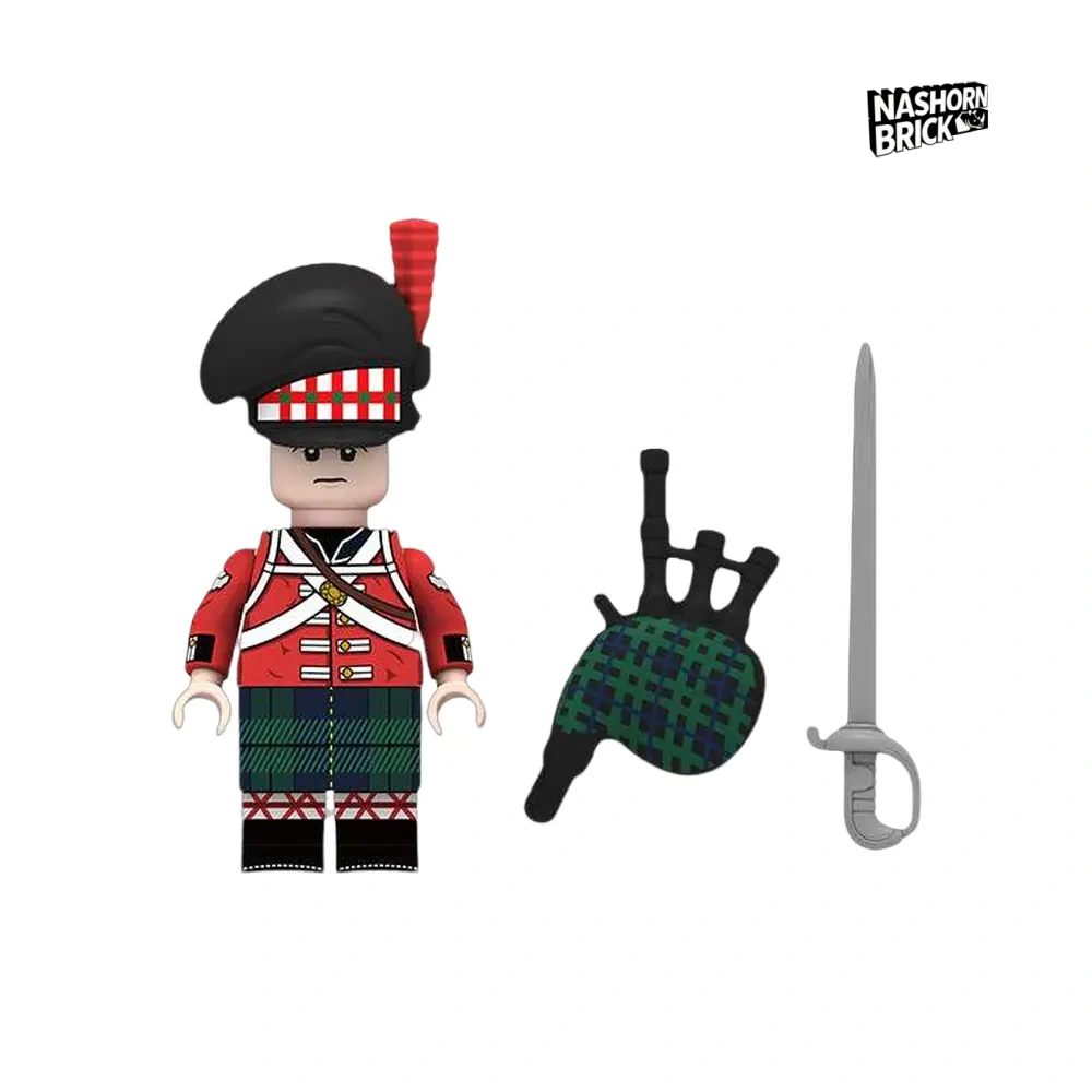 Scottish Bagpiper Minifigur