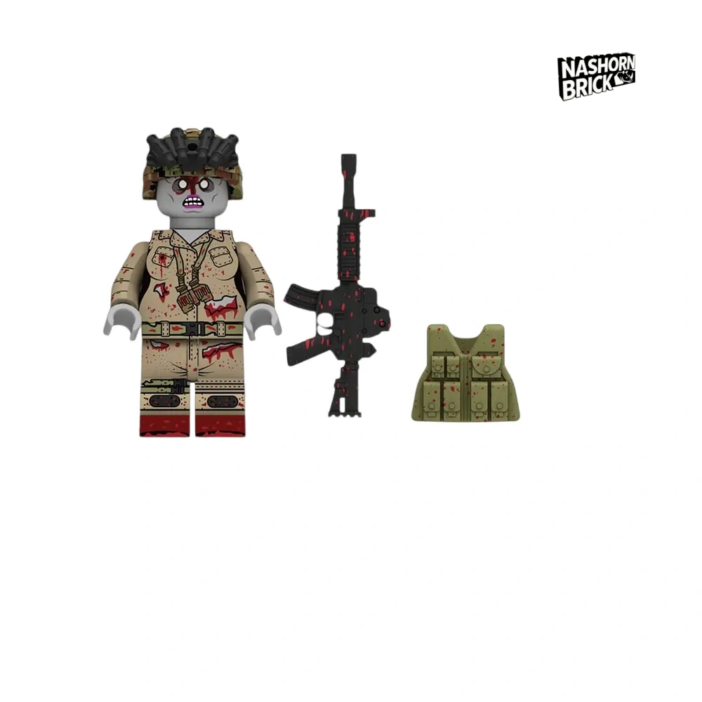 Murderer Zombie Minifigur - Zombie