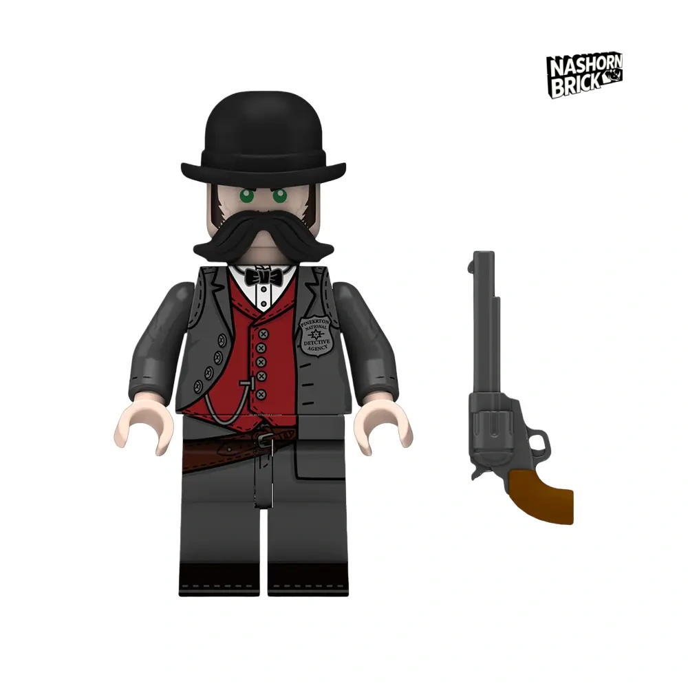 Pinkerton Detective Minifigur - Red Dead Redemption