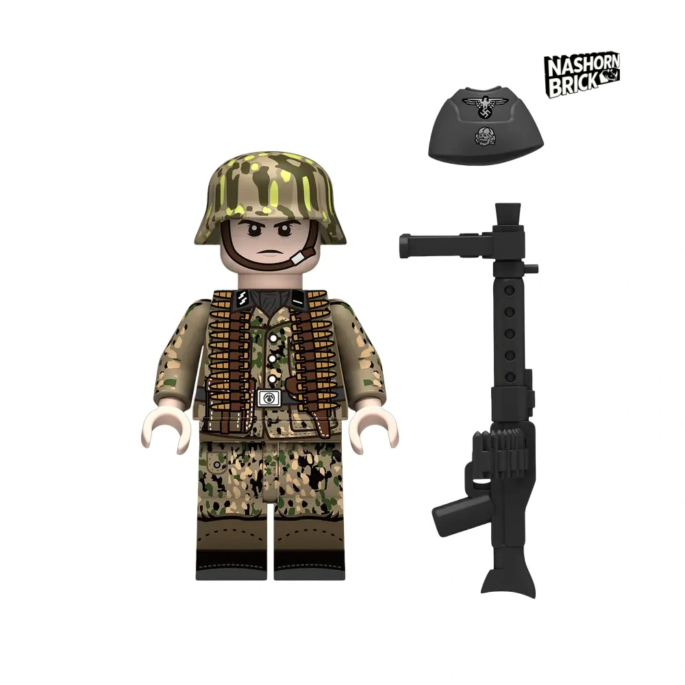 Soldiers Pea Dot MG34 Minifigur
