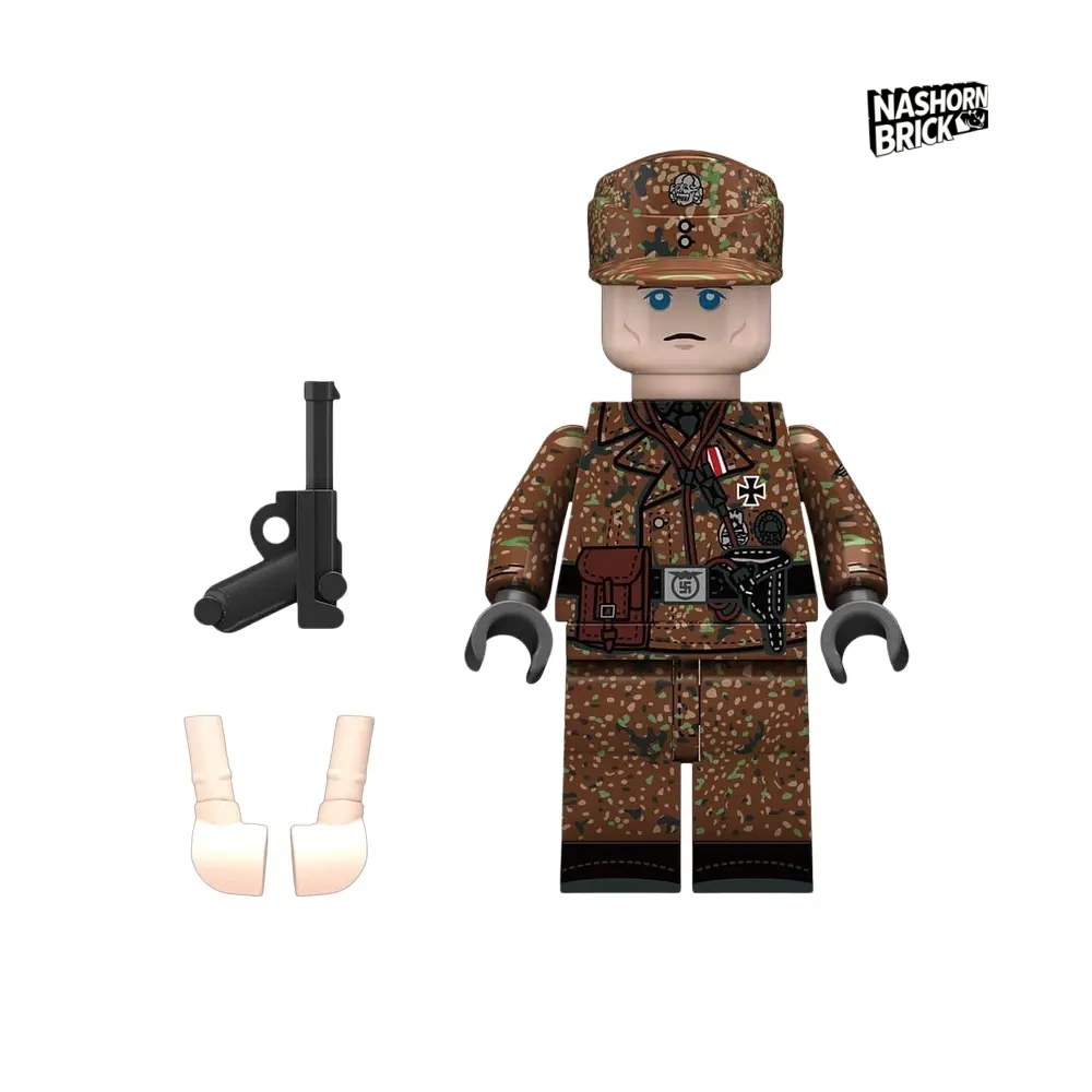 Pea Pattern Panzer Troops Minifigur