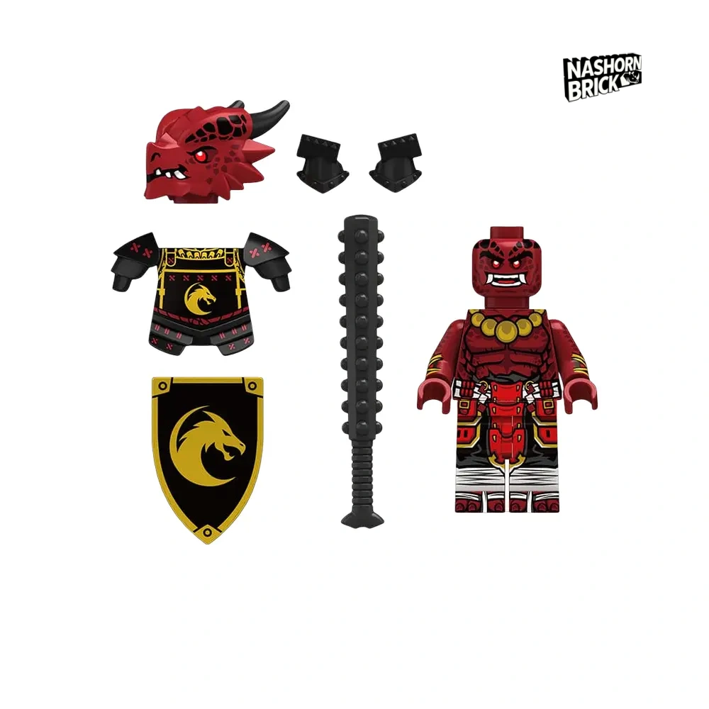 Red Dragon Knight Minifigur - Dungeons&Dragons