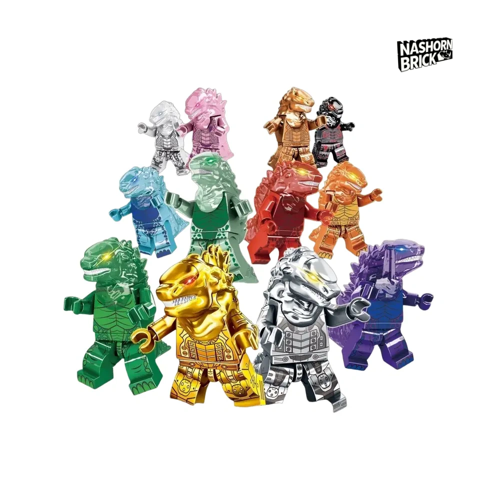 Random 24pcs Minifigur - Godzilla