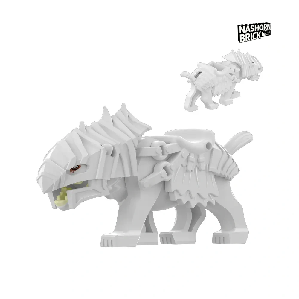 Lord of the Rings White Wargs Armor Minifigur
