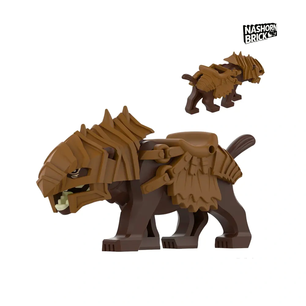 Lord of the Rings Brown Wargs Armor Minifigur