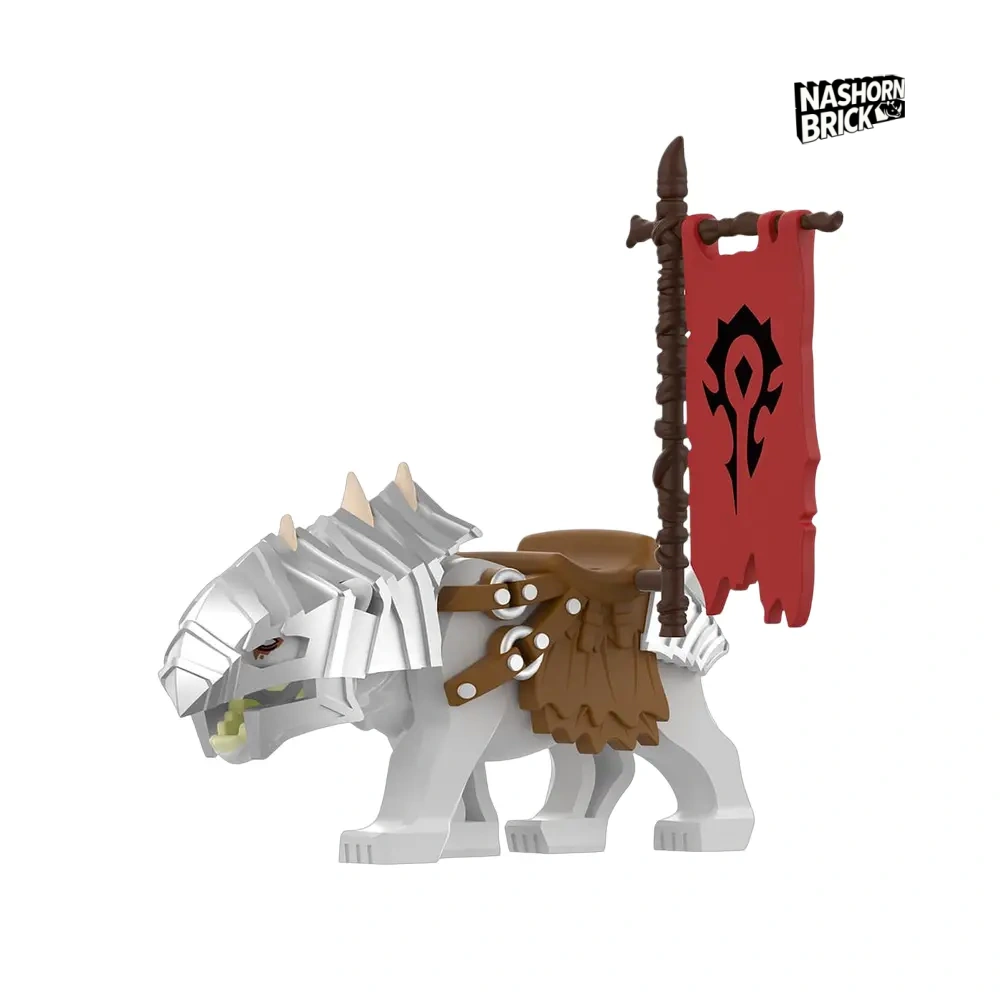 Lord of the Rings White Wargs Armor Flag Minifigur