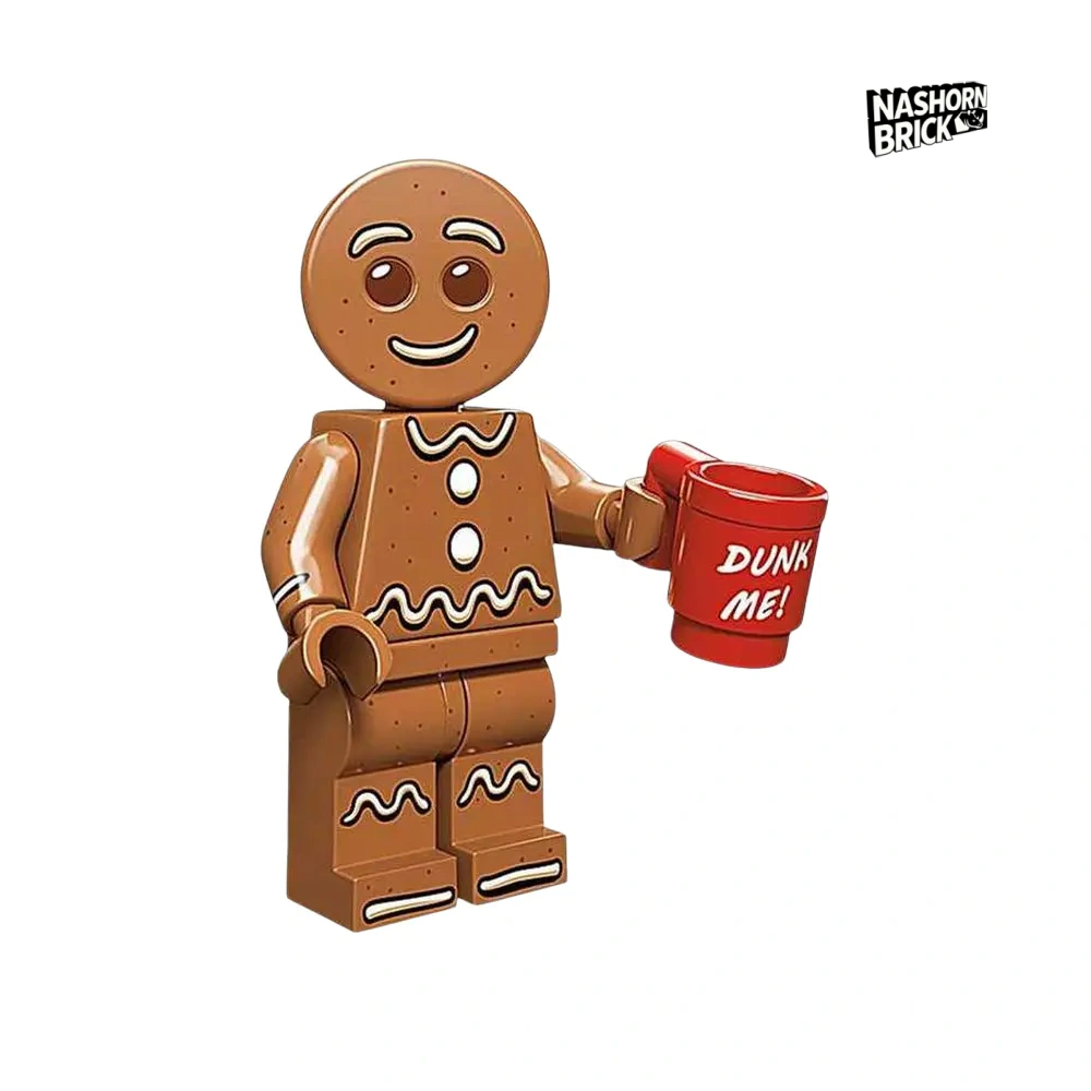 Minifigur Gingerbread Man Minifigur