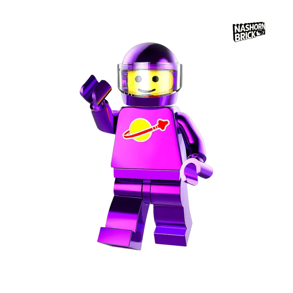 Spaceman (Chrome) Minifigur #8