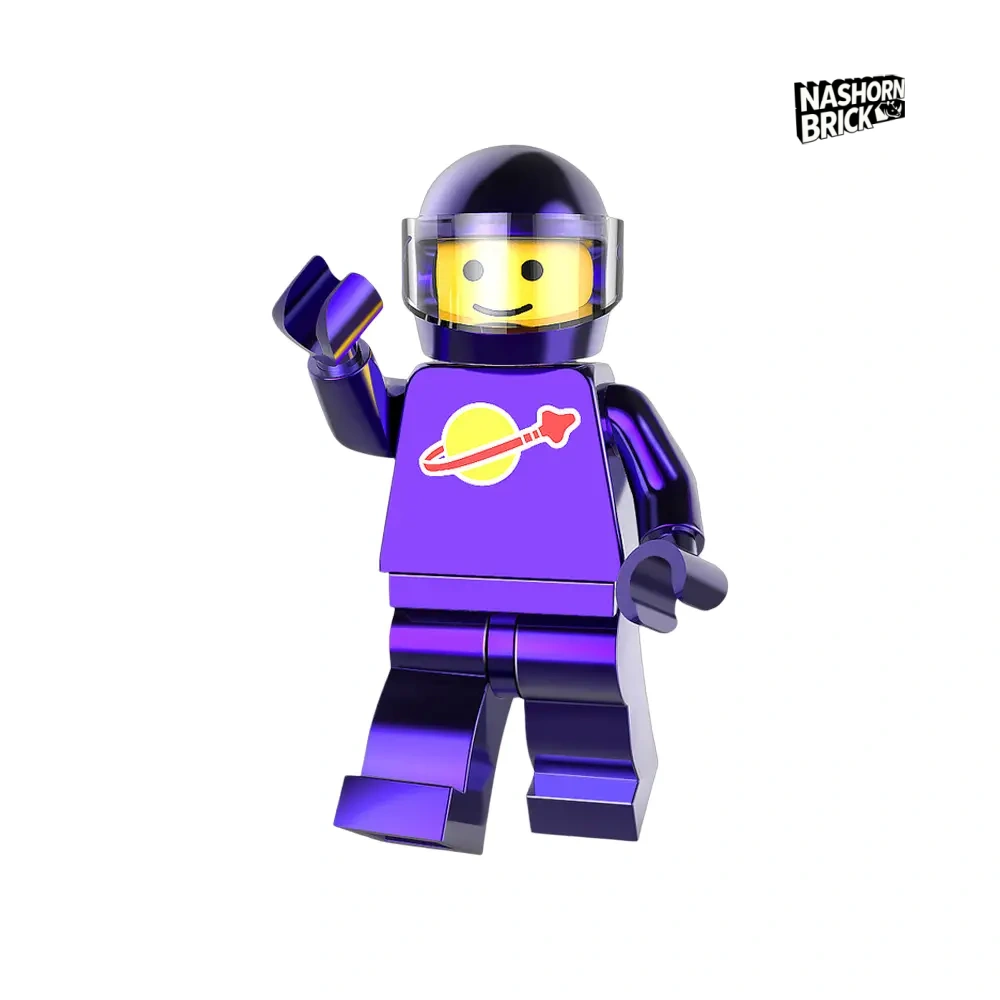 Spaceman (Chrome) Minifigur #6