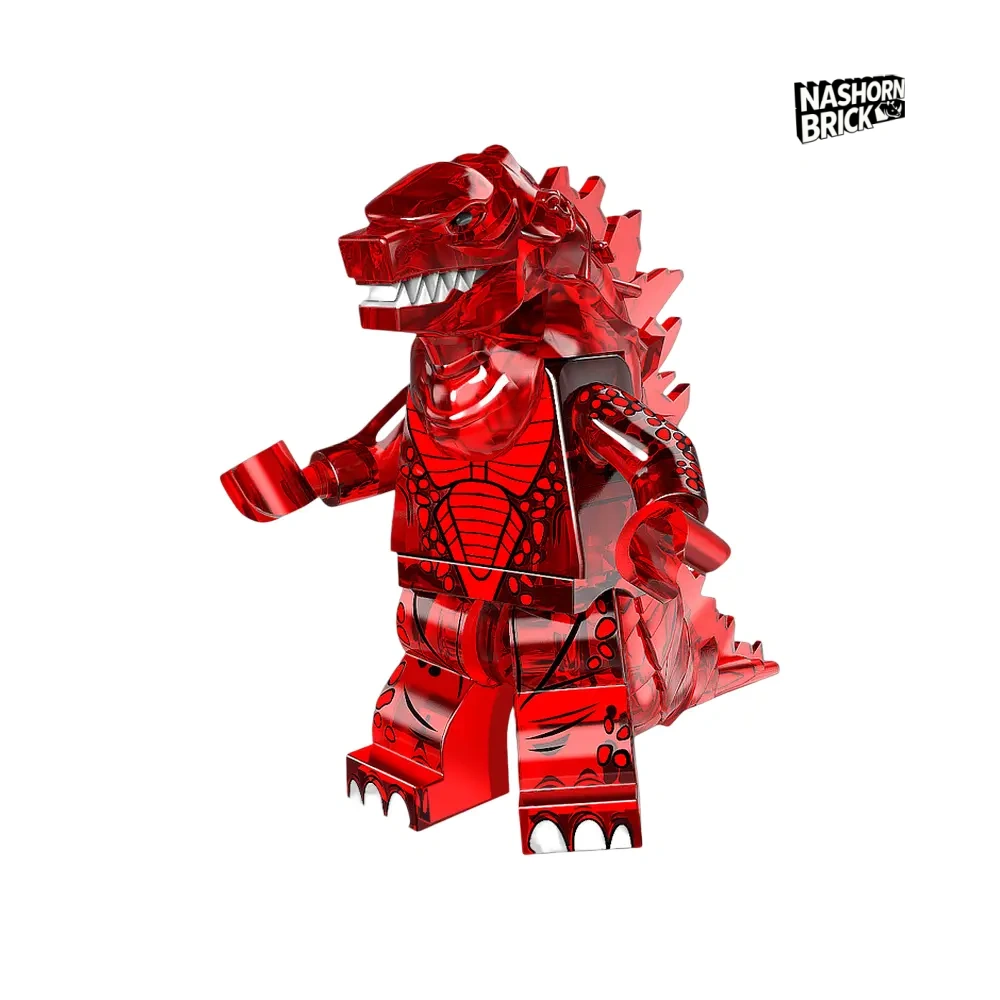 (Crystal) Custom-Minifigur - Godzilla