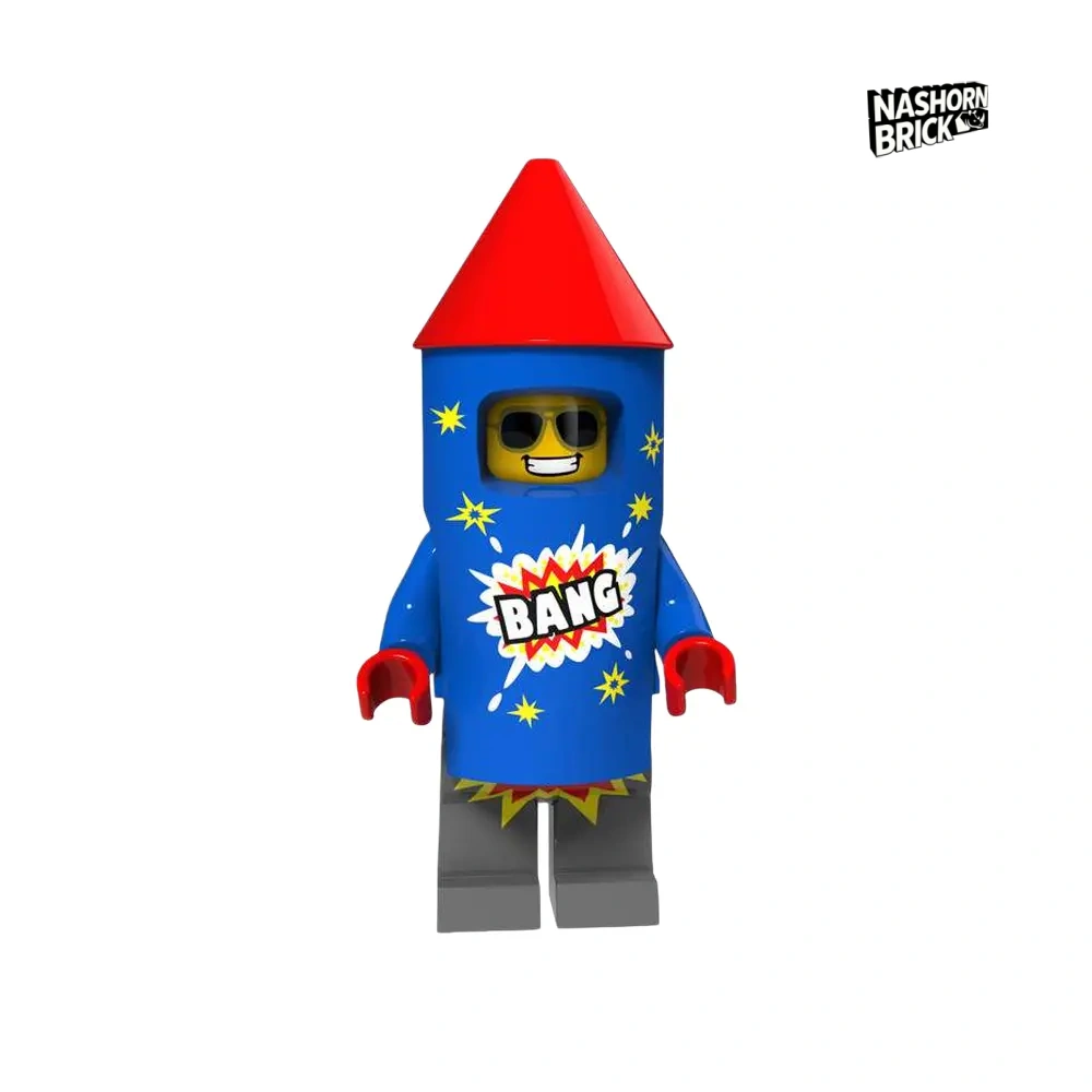 Minifigur Fireworks Guy Minifigur