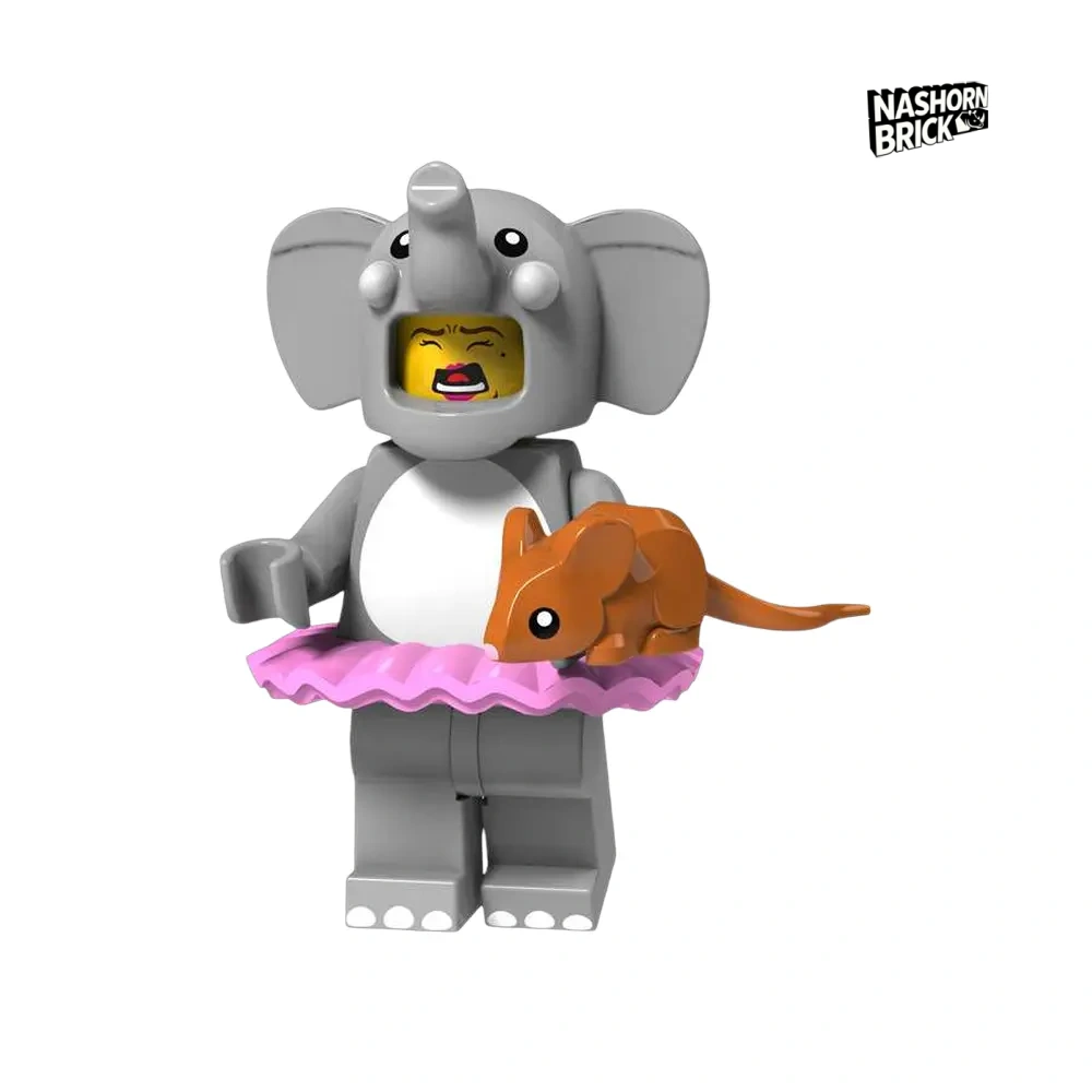 Sammler-Minifigur Elephant Girl Minifigur - nan