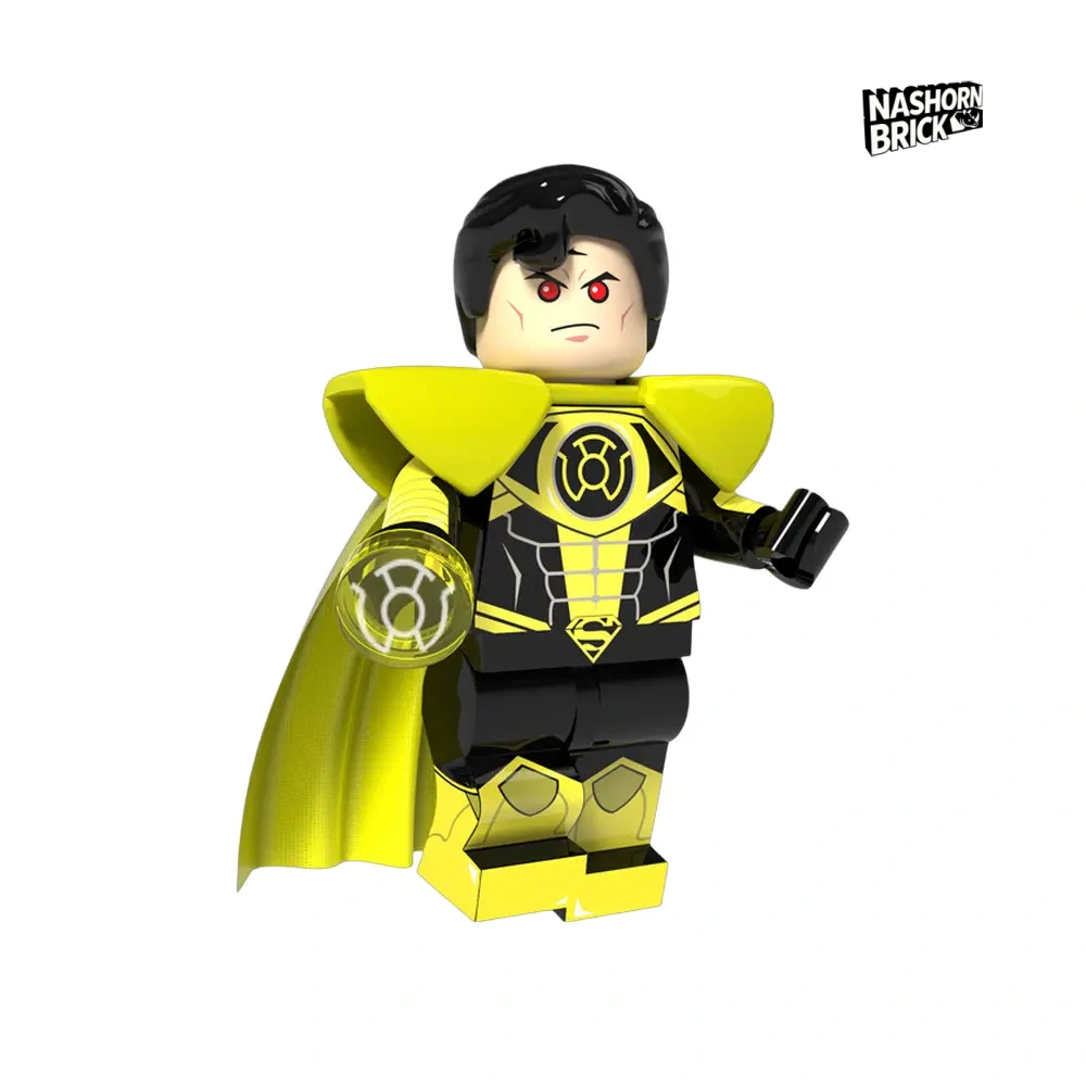 Yellow Lantern Superman Minifigur