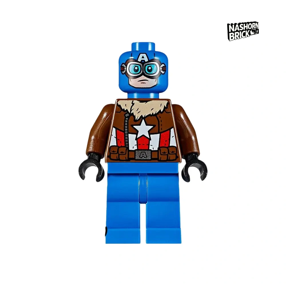 Captain America Pilot Minifigur
