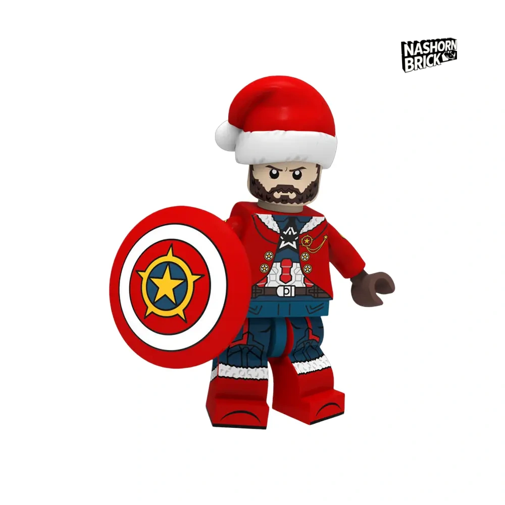 Santa Captain America Serien-Minifigur