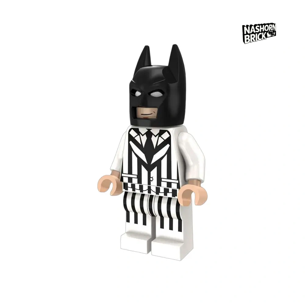 Striped Tuxedo Batman Minifigur