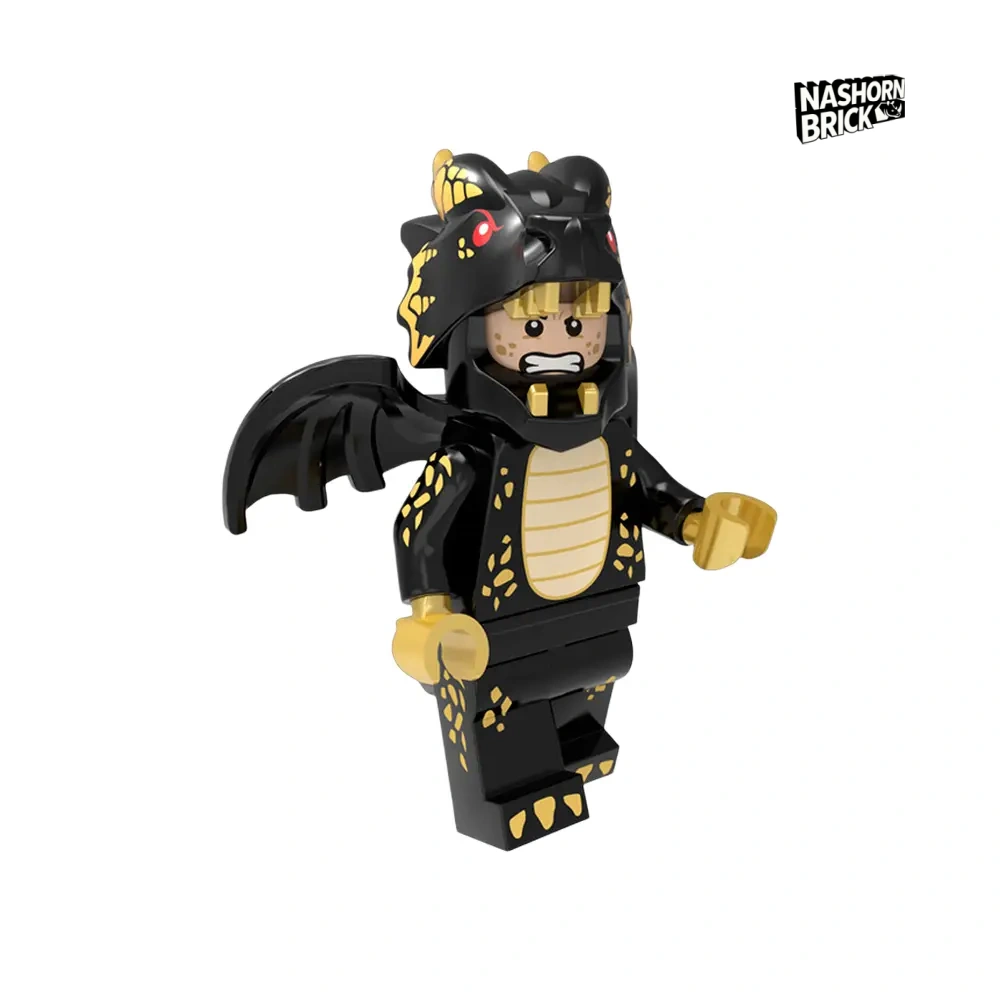 Black Dragon Mascot Minifigur