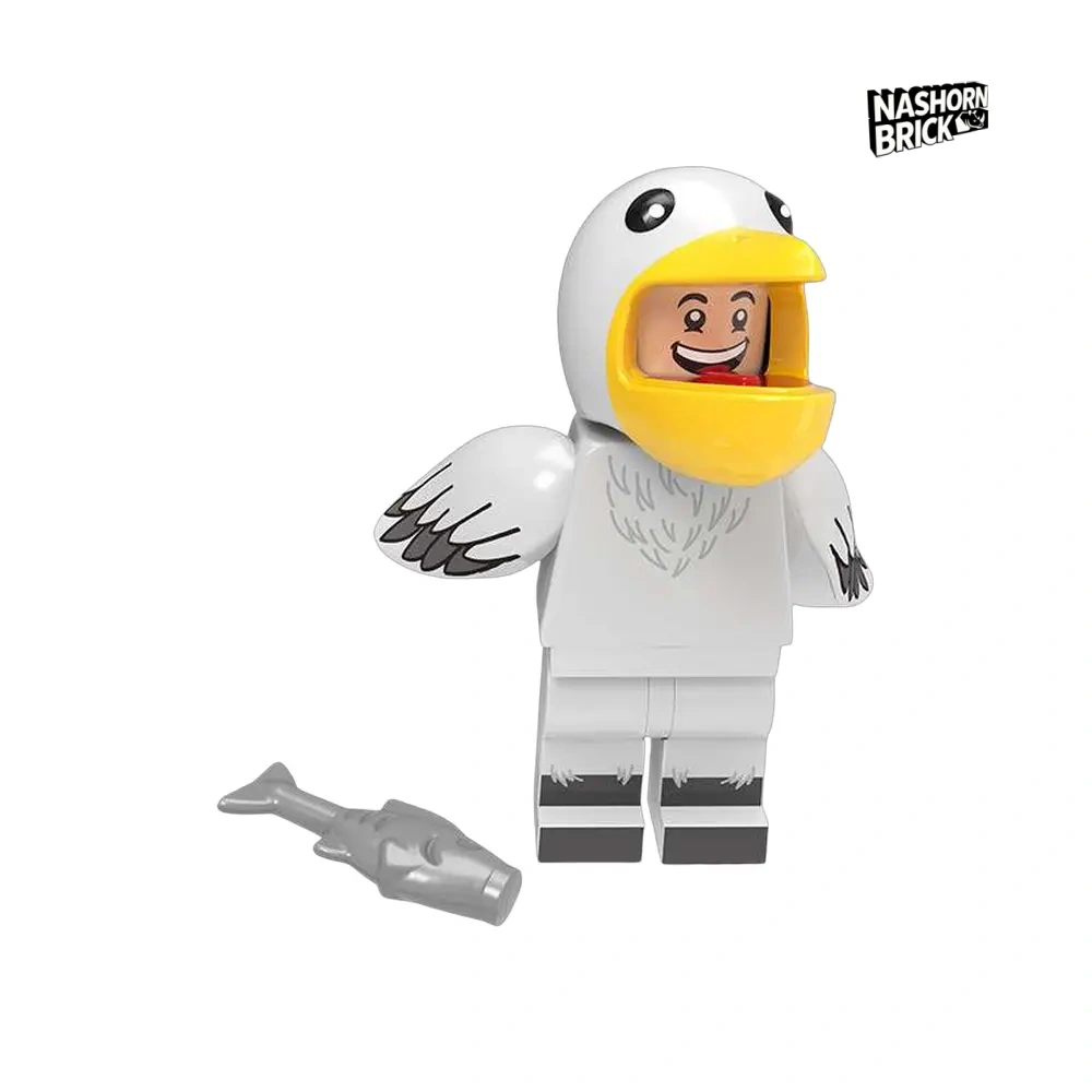 Minifigur Pelican Mascot Minifigur