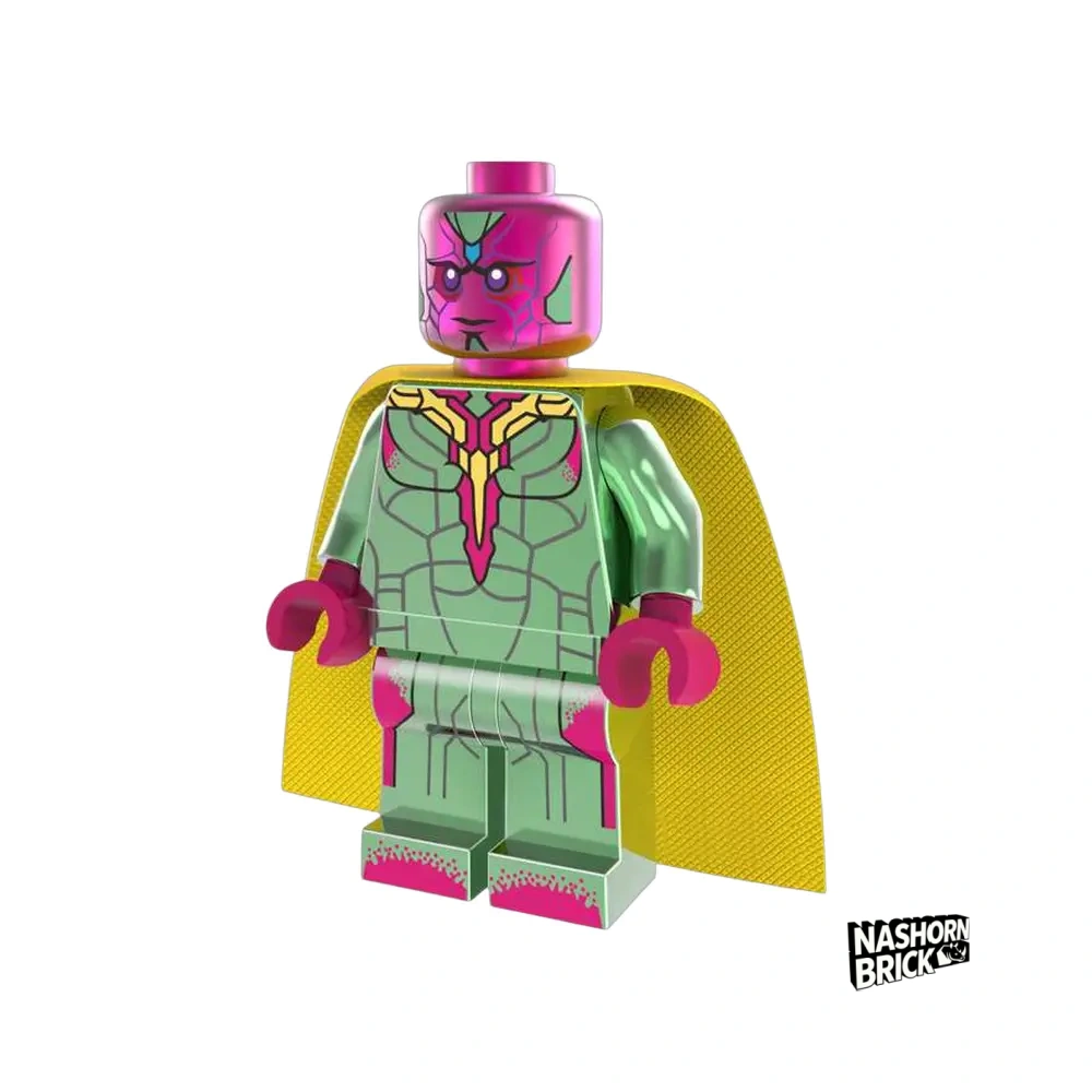 Vision MCU Chrome Minifigur