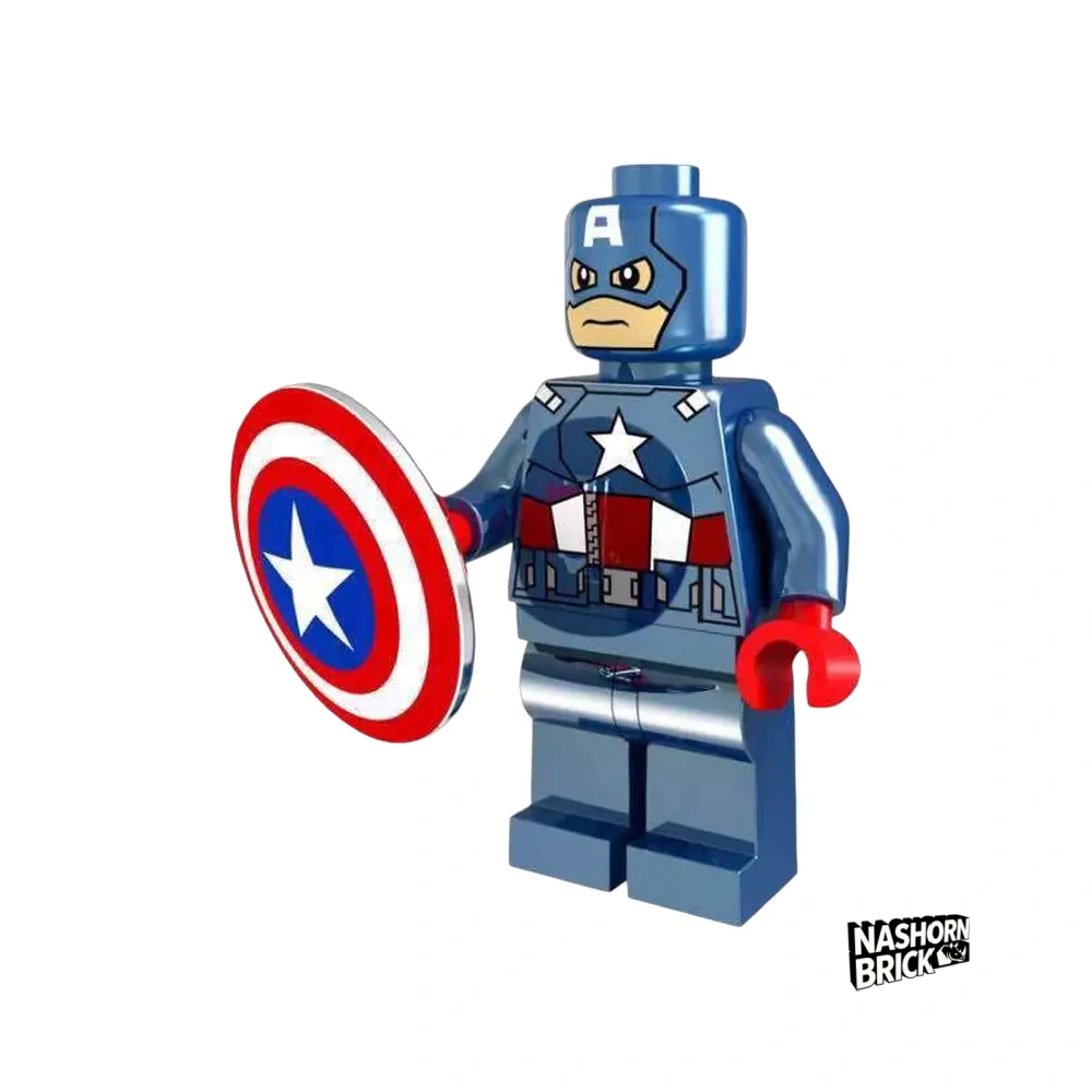 Captain America Chrome Minifigur