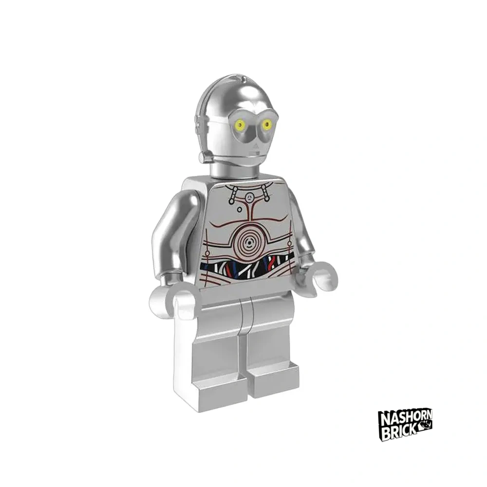 C-3PO Chrome Minifigur Star Wars