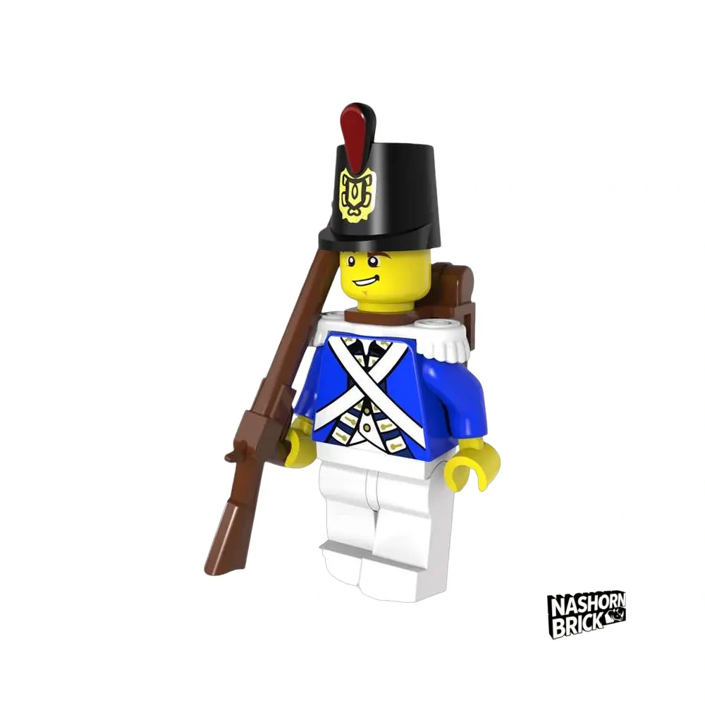 Medieval Bluecoat Soldier Minifigur - Soldier