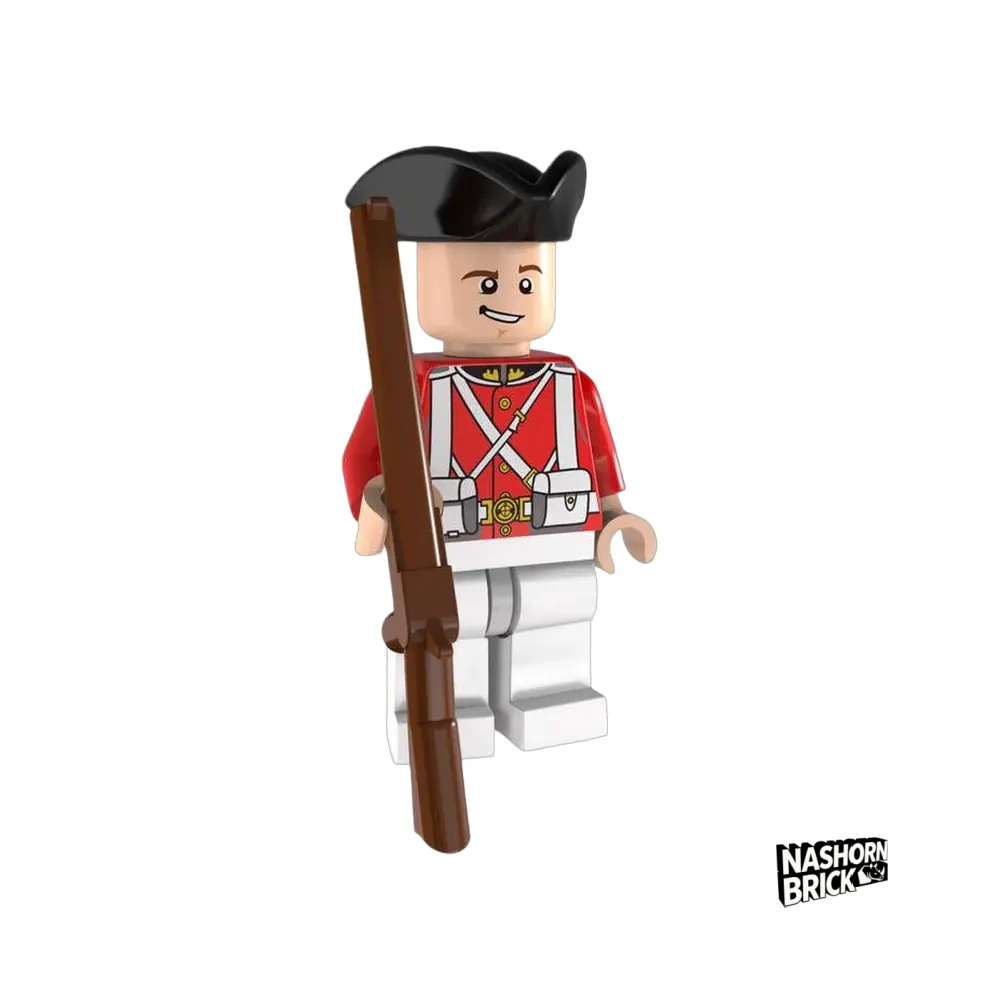 Medieval Red Uniform British Soldier Minifigur - Soldier