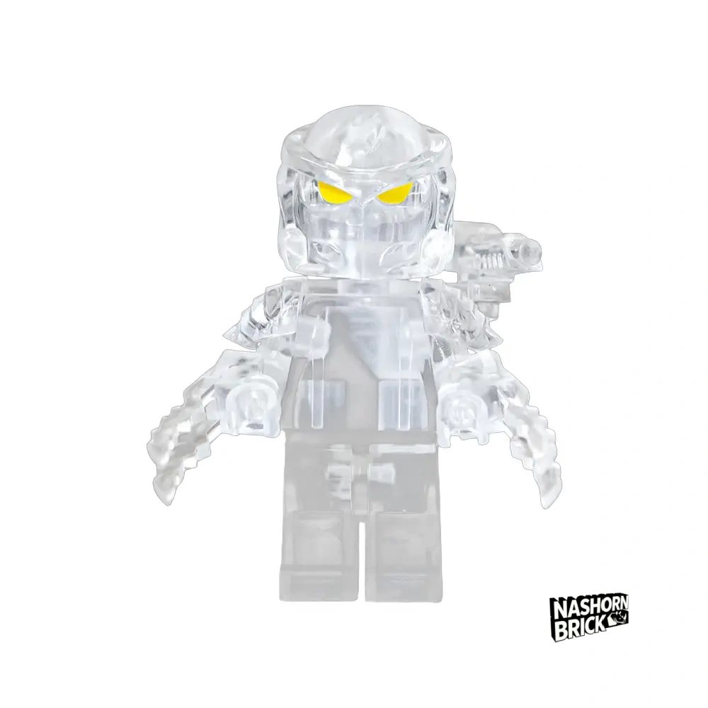 Transparently Predator Minifigur