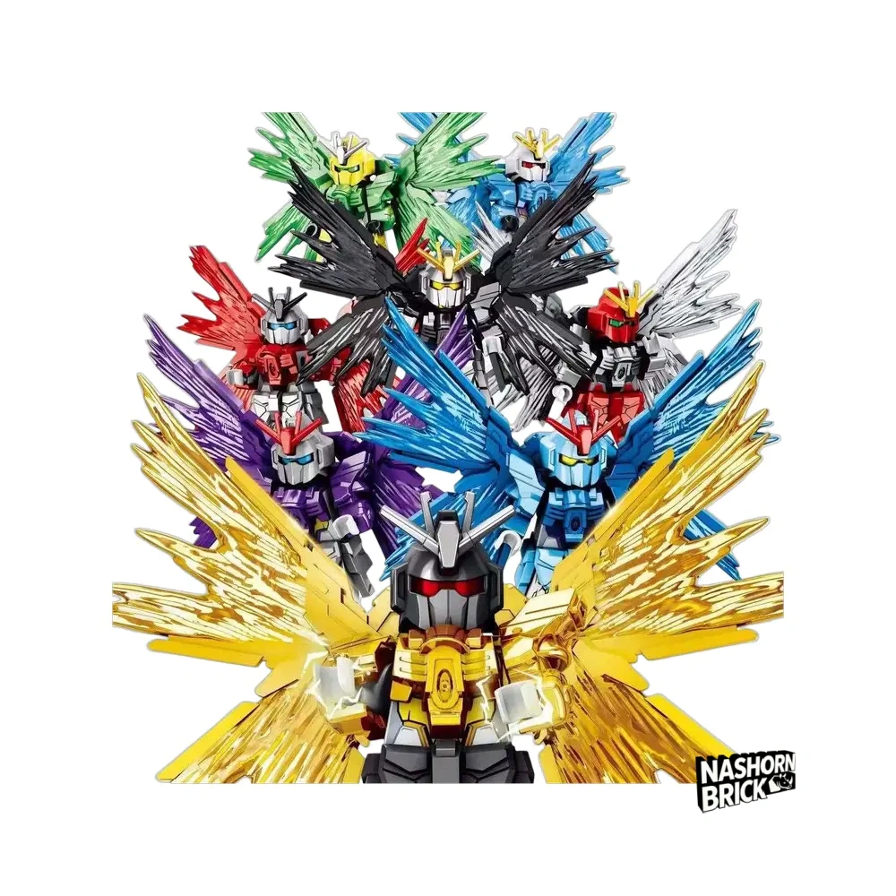 Random 24pcs Einzelne Minifigur - Gundam