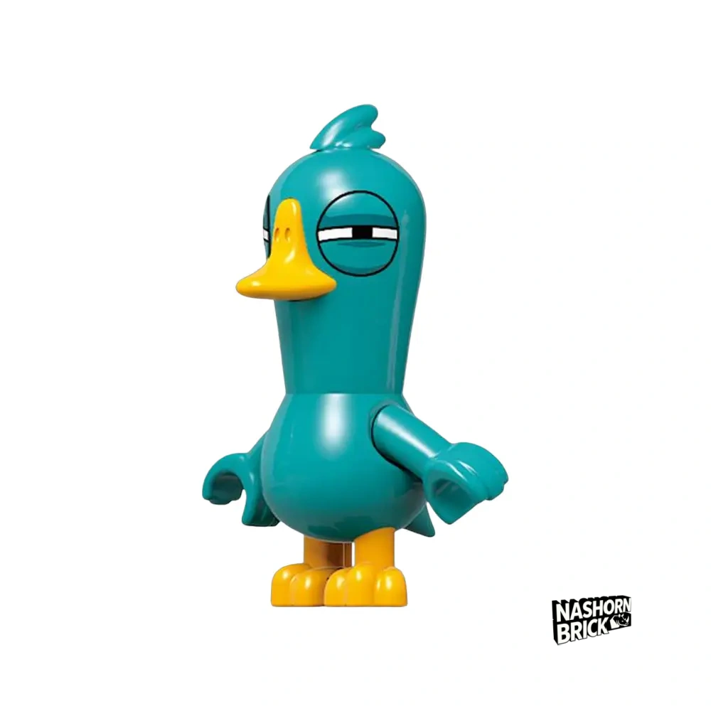 Turquoise Duck Minifigur - Goose Goose Duck