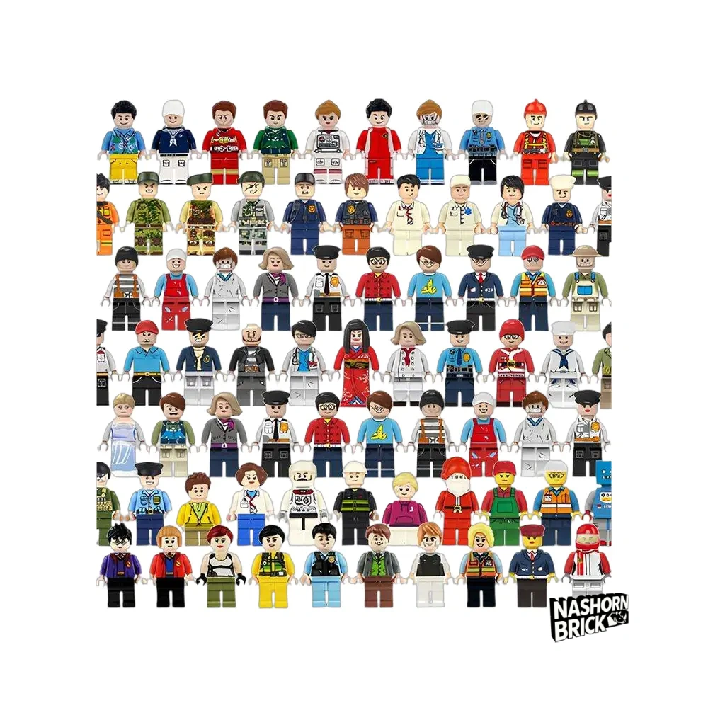 Random City Minifigur x10Pcs Minifigur - City Minifigur