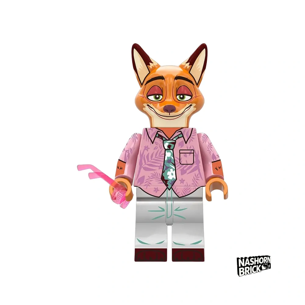 Nick Wilde Custom-Minifigur - Zootopia