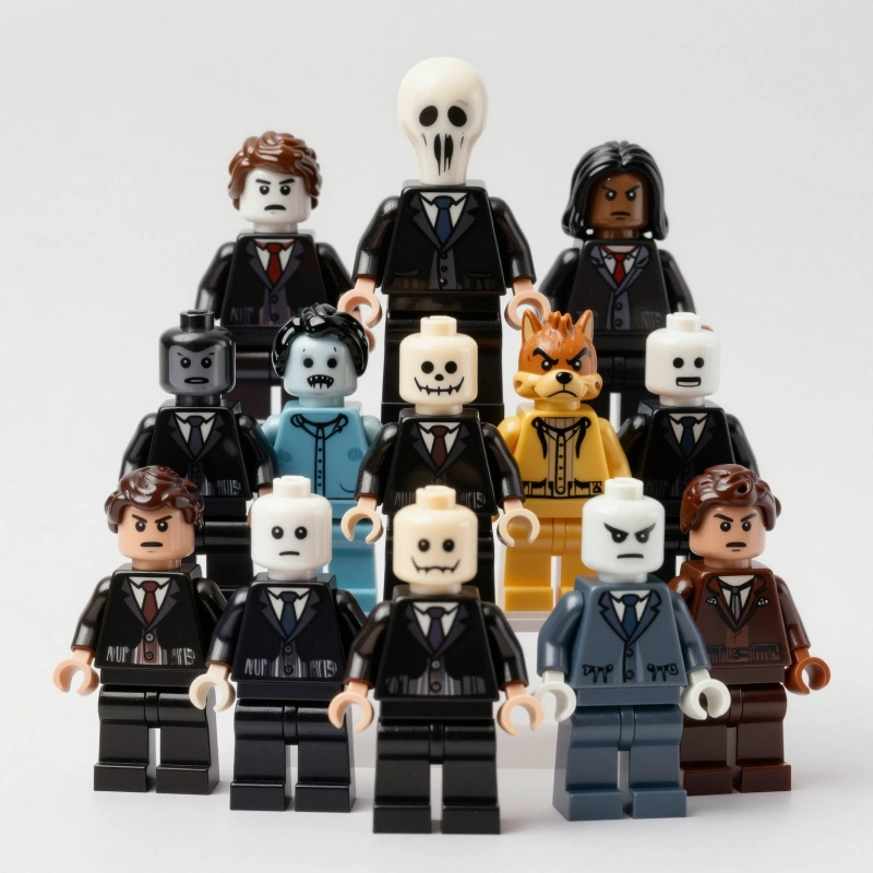 Slender Man Minifigur