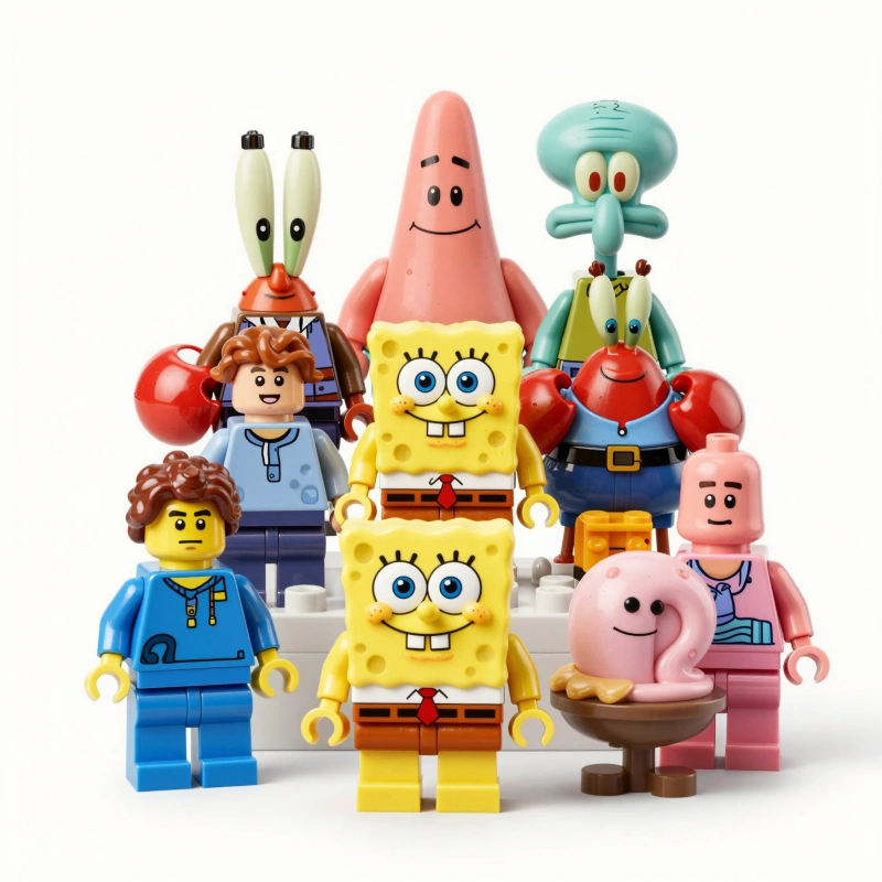 SpongeBob Schwammkopf minifigur