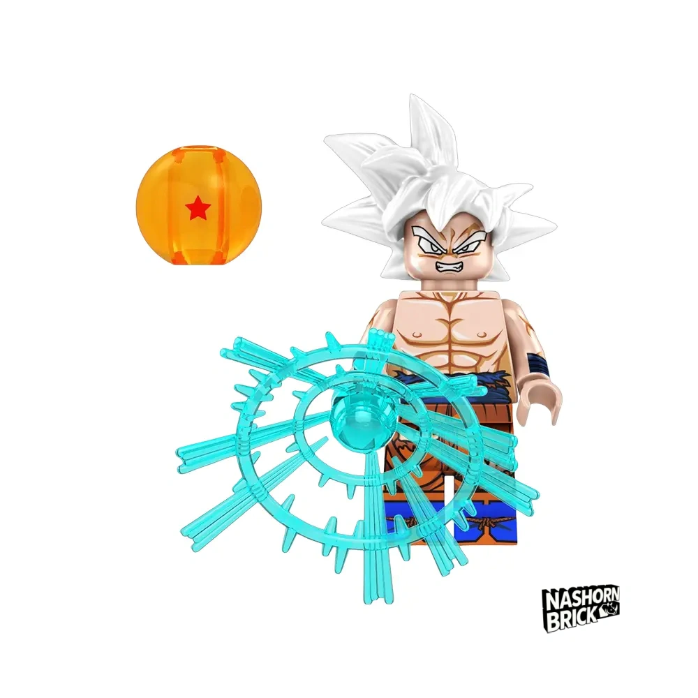 Goku (Ultra Instinct) Custom-Minifigur Dragon Ball Z