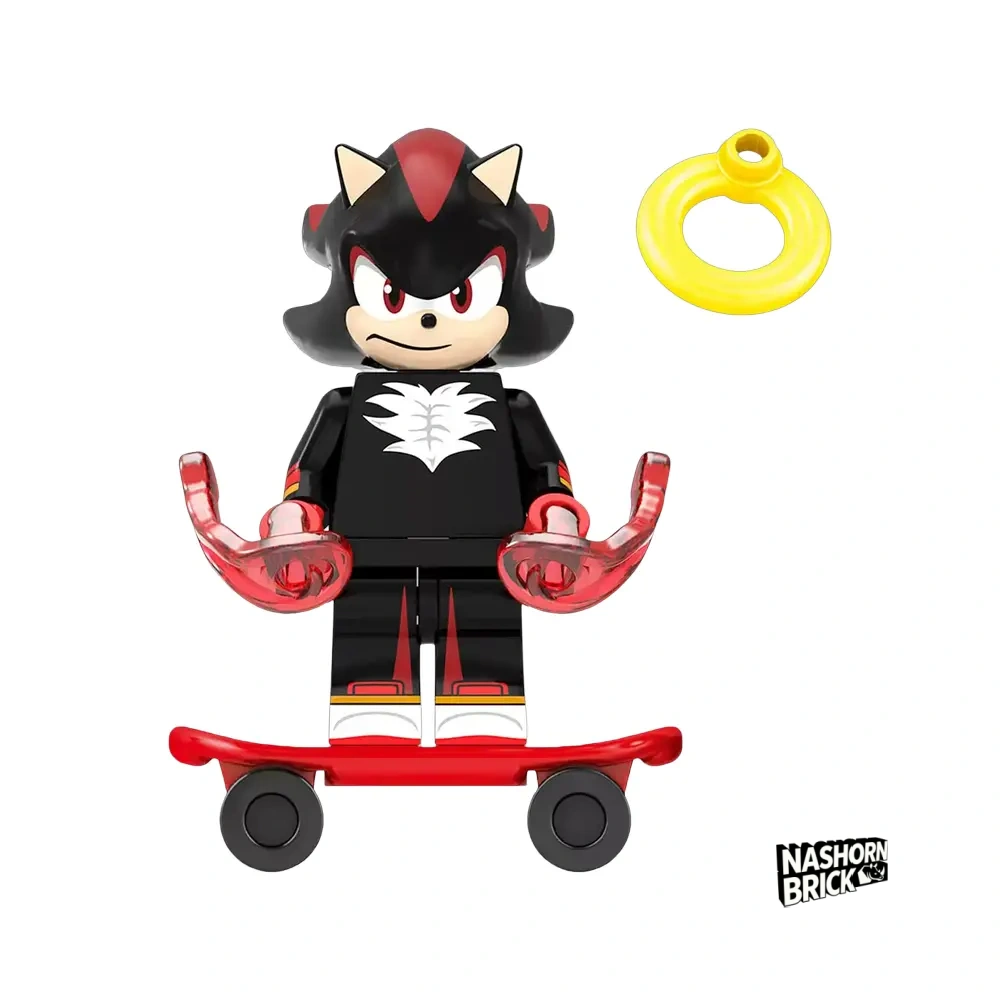 Shadow the Hedgehog Custom-Minifigur - Sonic the Hedgehog