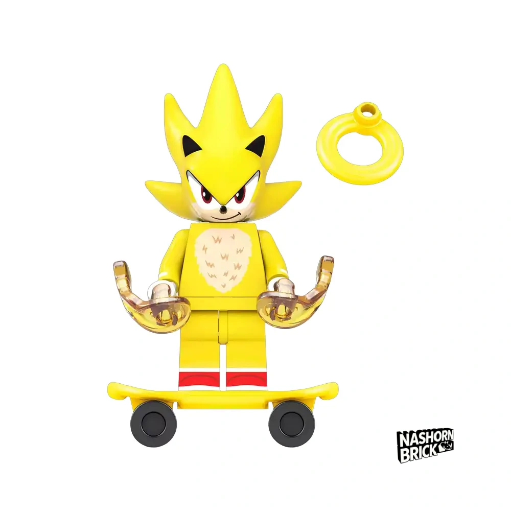 Super Sonic Custom-Minifigur - Sonic the Hedgehog