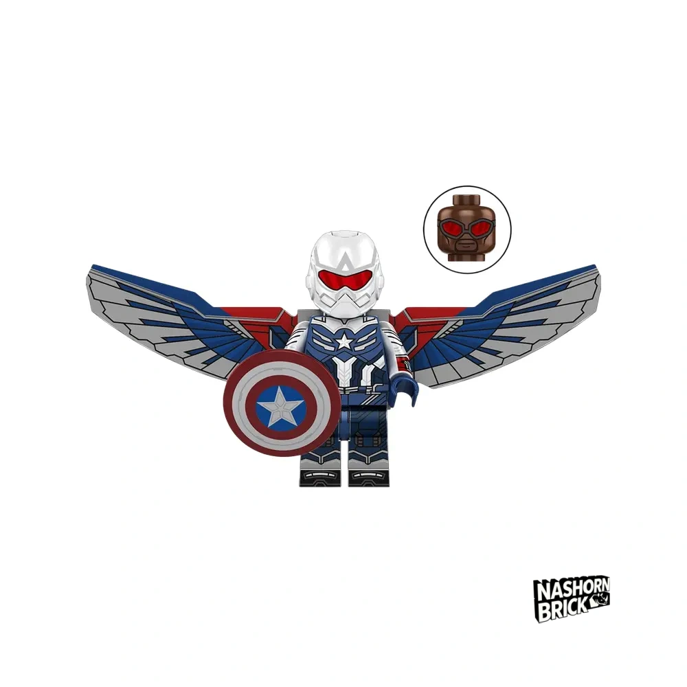 Captain America Sam Wilson Brave Minifigur